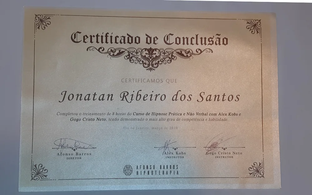 Afonso Barros Hipnoterapia