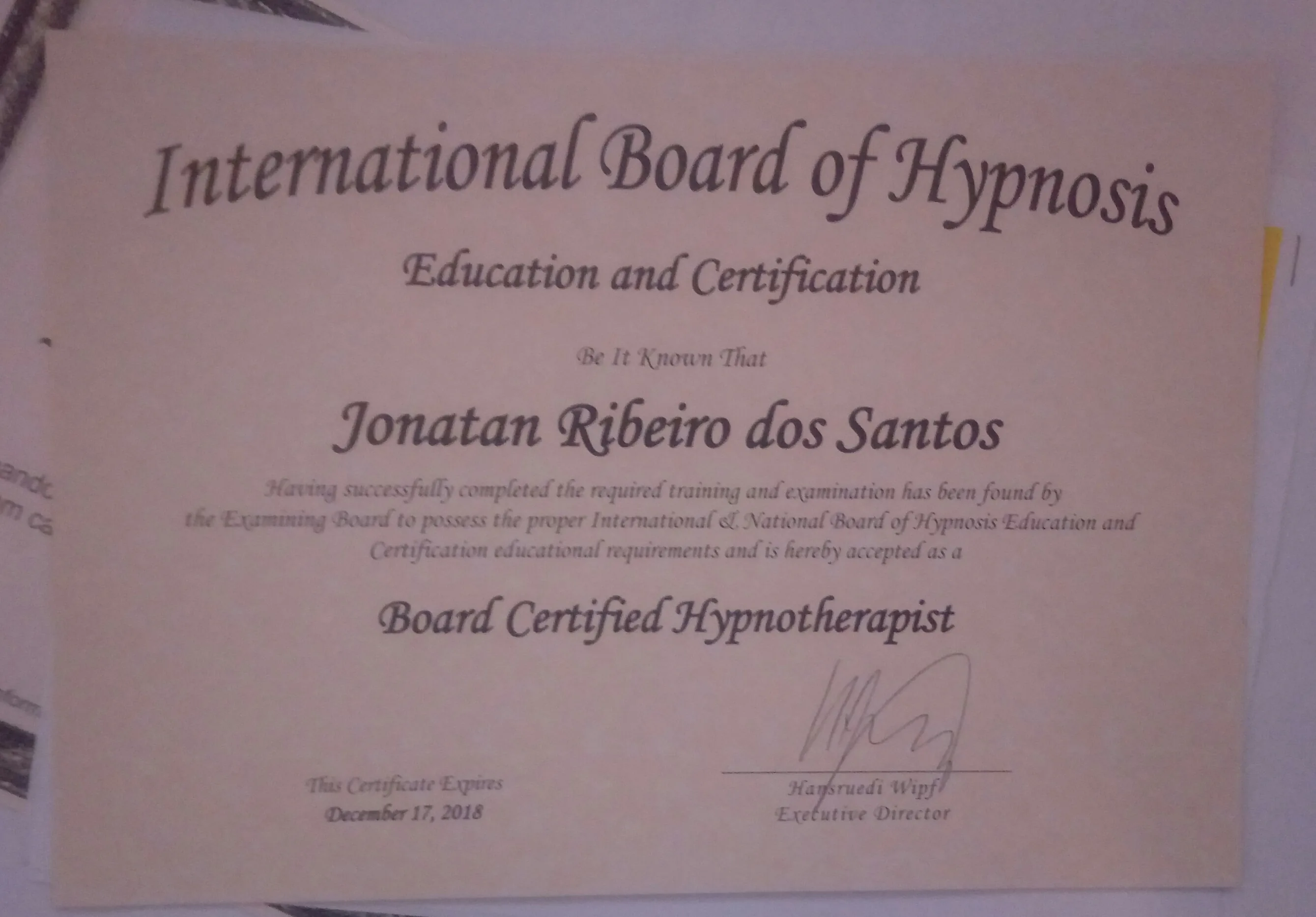 International Board of Hypnosis