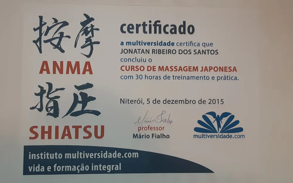Multiversidade – Massagem Japonesa
