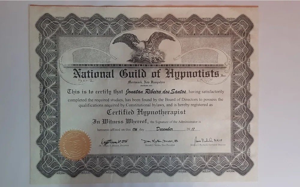 National Guild of Hypnotists – Certified